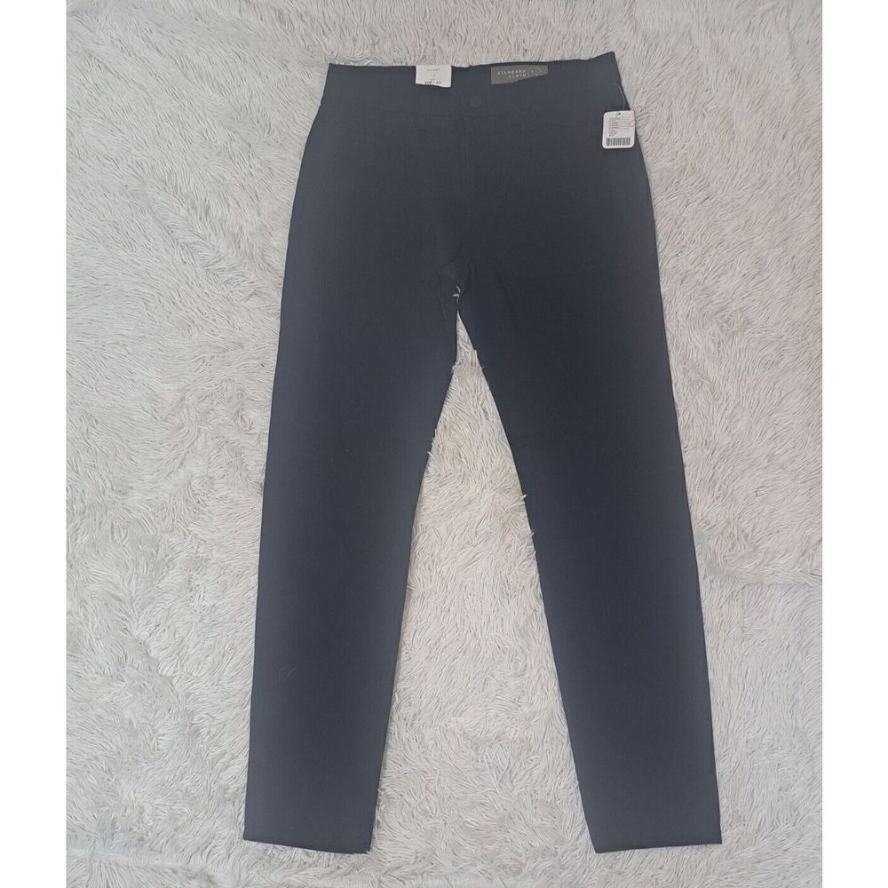 Urban Outfitters Standard Cloth Pants Men 33 x 32 Blue Skinny Chino Khaki Casual